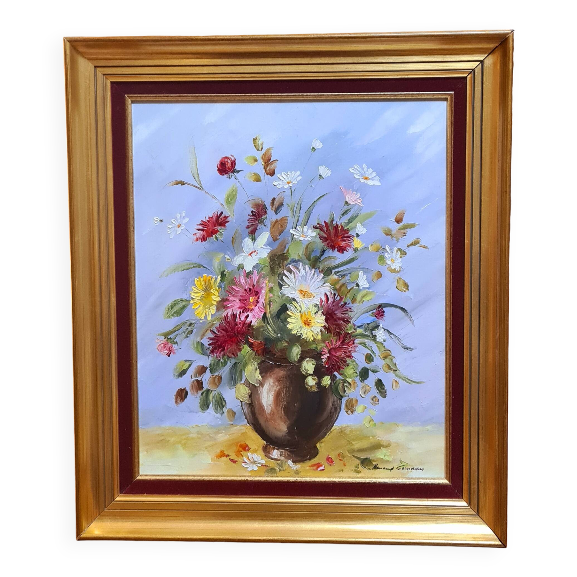 Large Oil on canvas Renaud Gouiran