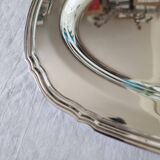 Christofle Galia presentation tray in double-coated silver-plated metal