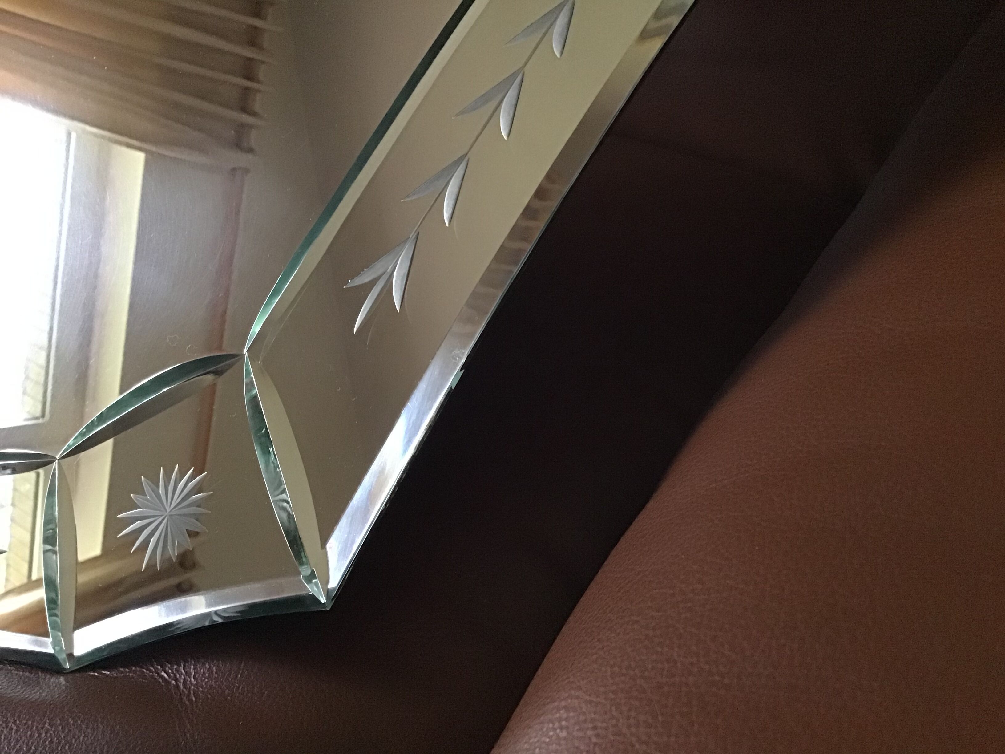 Miroir art déco biseauté