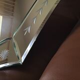 Beveled Art Deco mirror