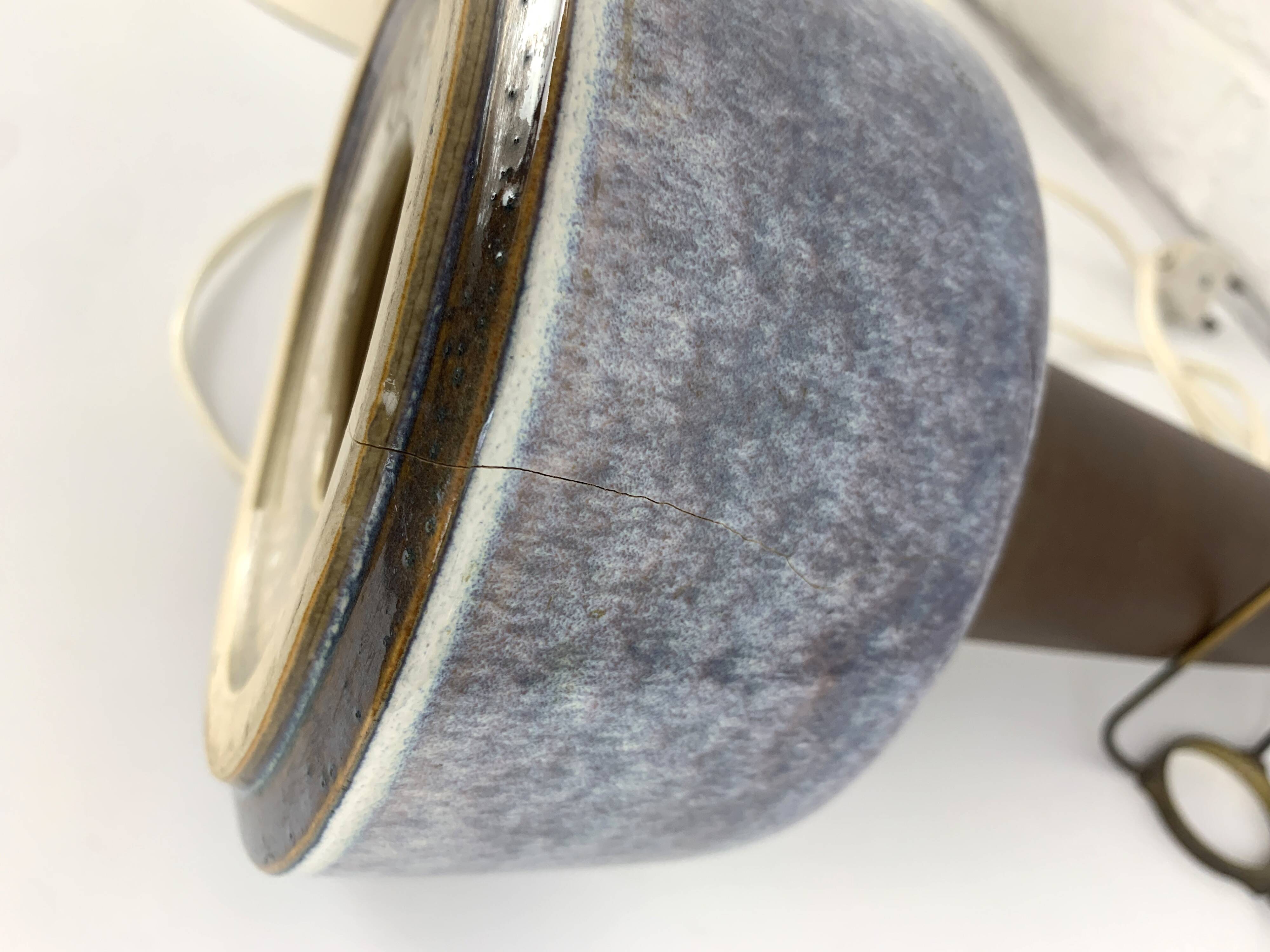 Scandinavian table lamp in ceramic Søholm Stentøj Denmark