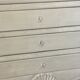 Small painted chets of drawers