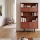 Vintage modernist bookshelf from the 1950s.