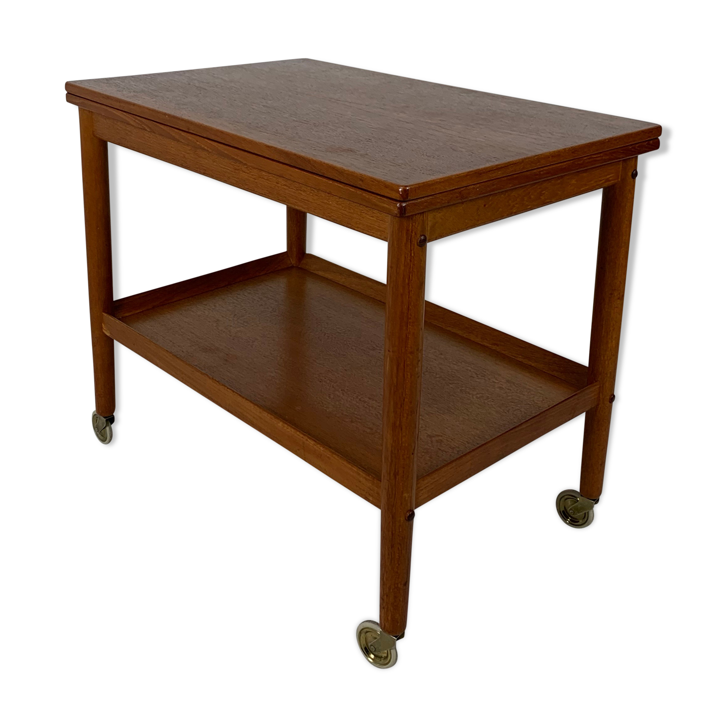 Danish midcentury teak bar trolley by Grete Jalk