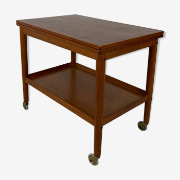 Danish midcentury teak bar trolley by Grete Jalk