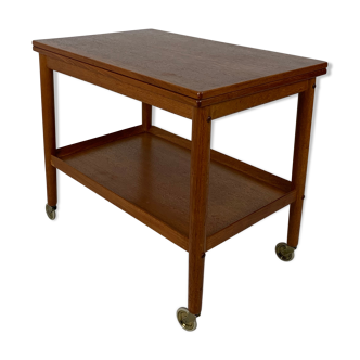 Danish midcentury teak bar trolley by Grete Jalk