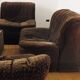 Armchairs Emmetre with Table by Guido Fareschini for Mariani, 1970s, Set of 4