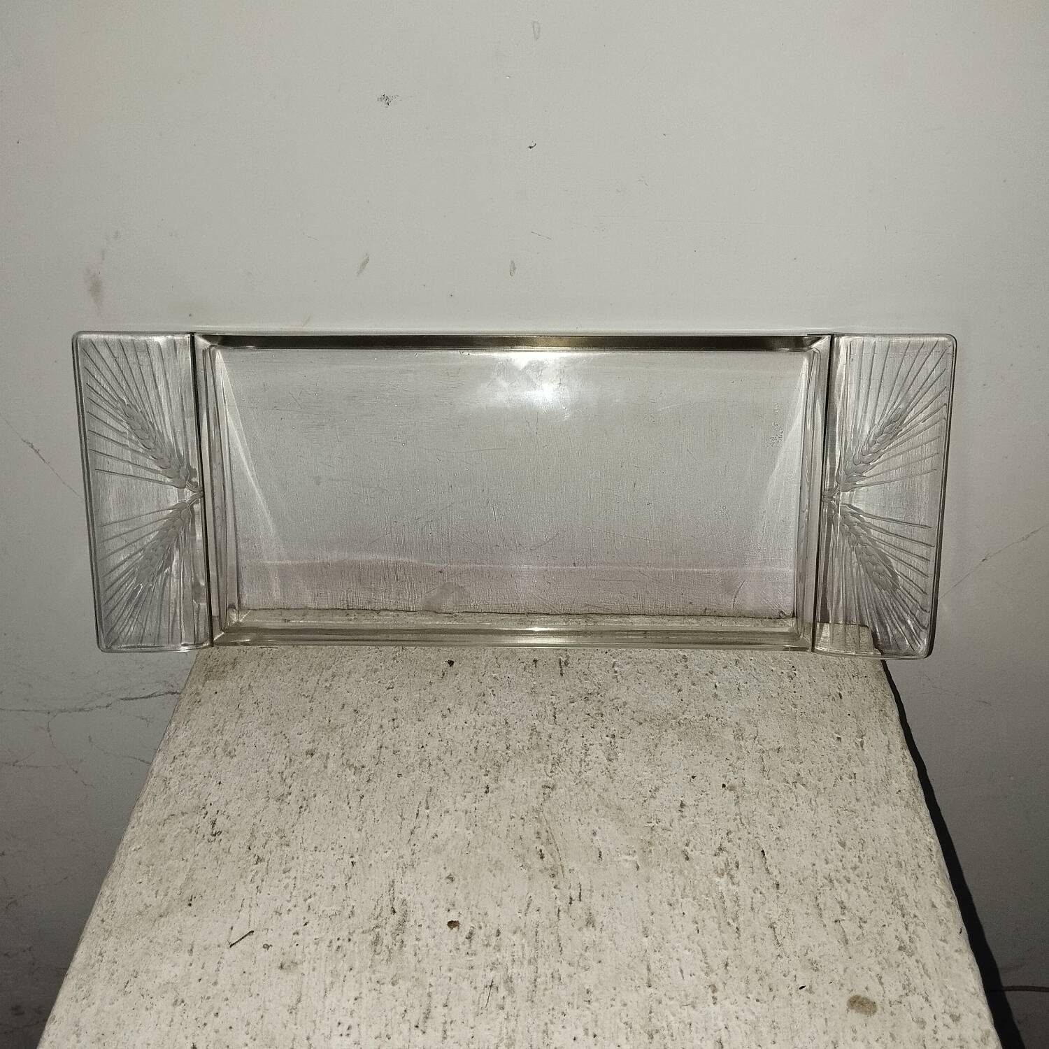 Lalique Arras Wheat Ear Tray Coupe Dish