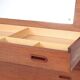 Danish design teak chest of drawers with dressing table, 1960s