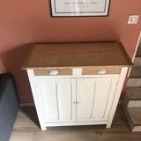 Parisian Buffet White and Wood