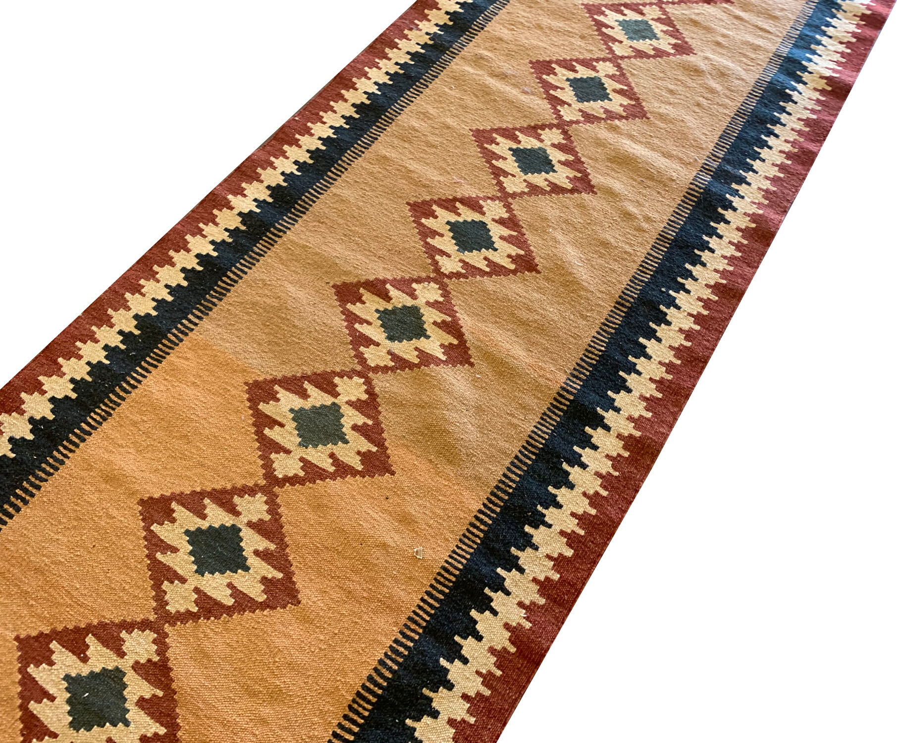 Traditional handmade persian kilim runner rug - 80x285cm