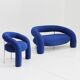 Sculptural Tube Sofa and armchair by Anna & Carlo Bartoli for Rossi di Albizzate