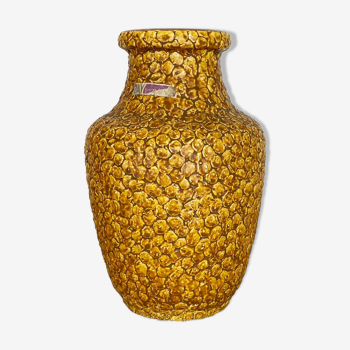 Super colorful fat lava pottery "contura" vase by bay ceramics, germany, 1950s