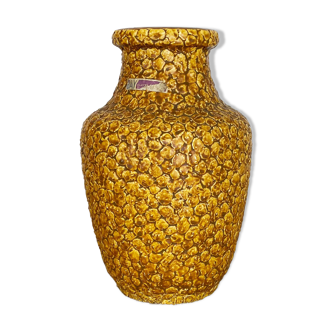 Vase « contura » en poterie de lave grasse super colorée par bay ceramics, allemagne, années 1950