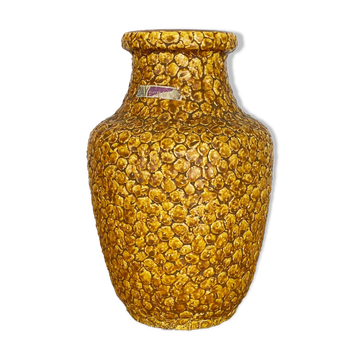 Super colorful fat lava pottery "contura" vase by bay ceramics, germany, 1950s