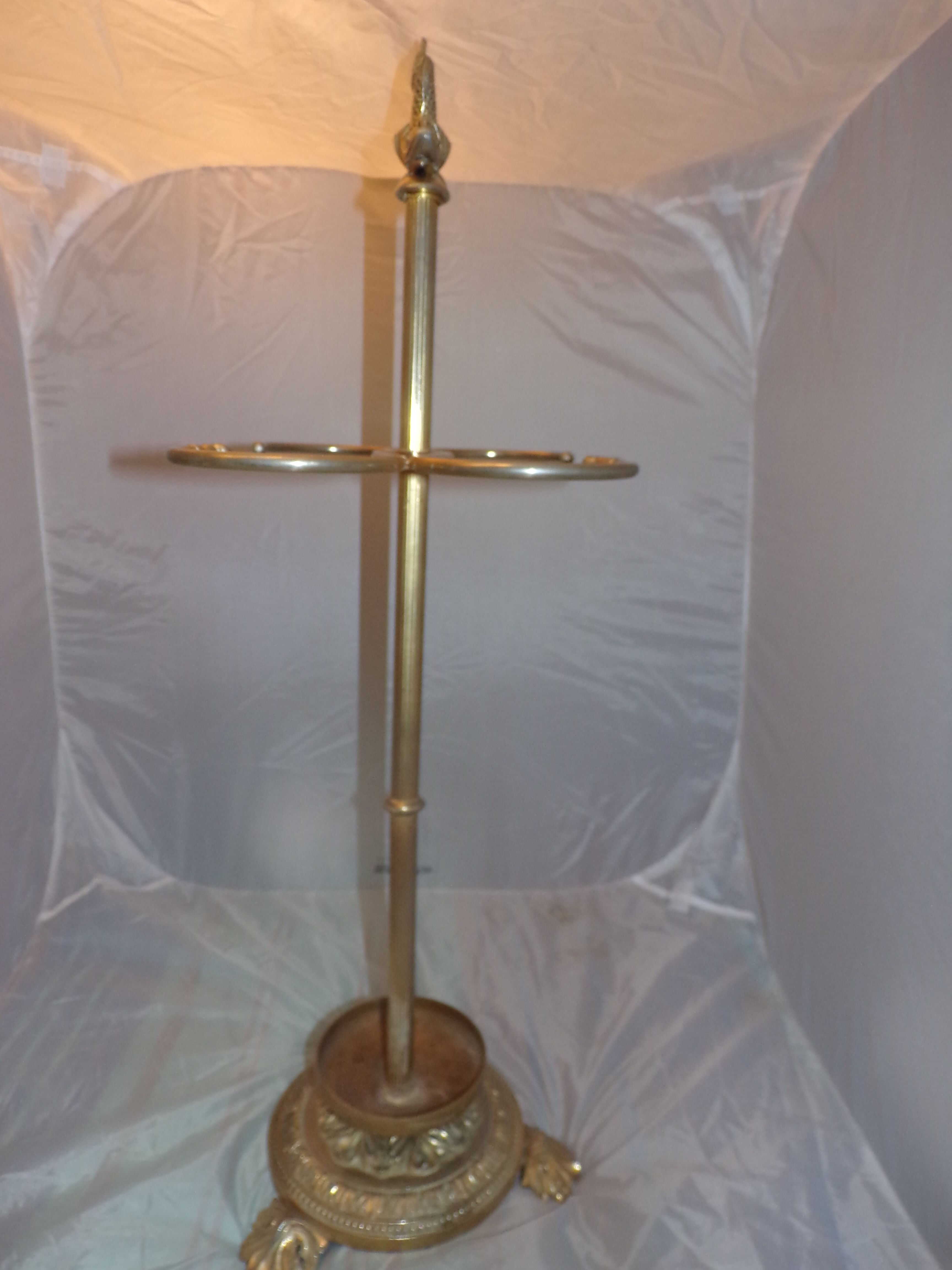Brass umbrella holder