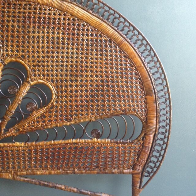 Headboard rattan