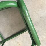 Green military stool