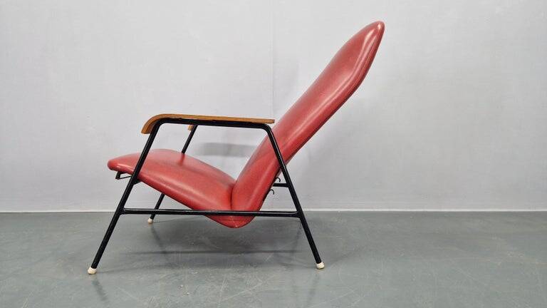 Rare Midcentury Easy Armchair, Sweden, 1960s