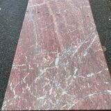 Henri II two-door sideboard in solid wood and marble