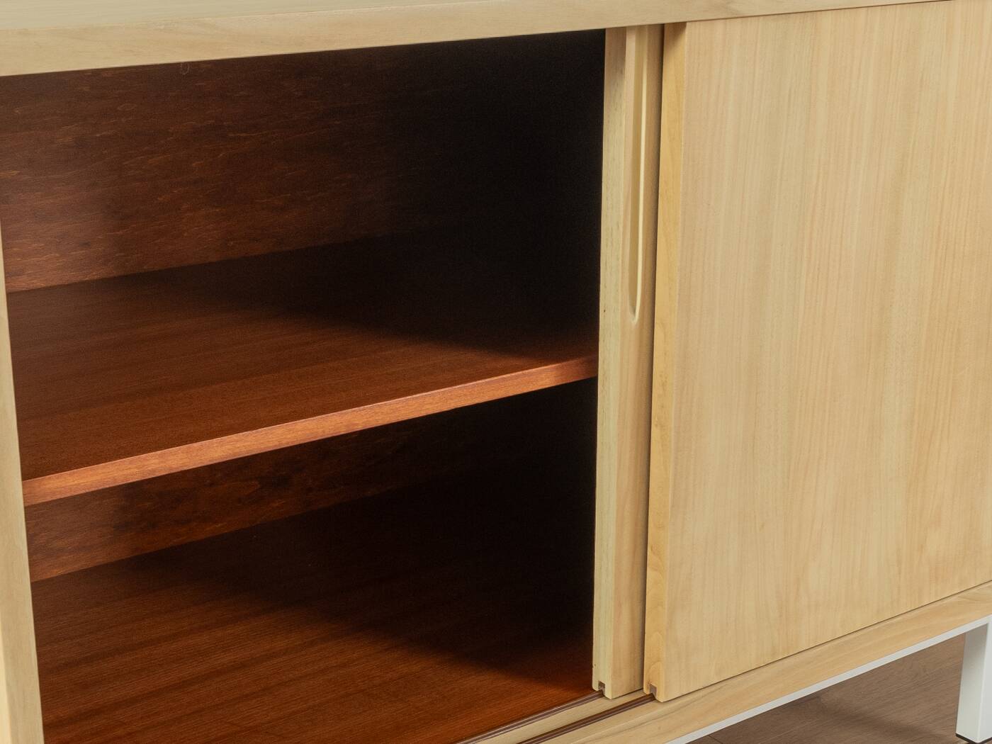 Wonderful partly solid sideboard in Scandinavian style from the 1950s