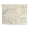 Map of The Northern Atlantic Ocean c1869 Keith Johnston Royal Atlas Hand coloured map