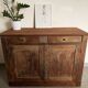 Vintage parisian buffet of the 50s in oak wood