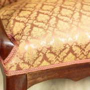 Sofa en noyer vintage, 1880