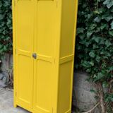 Powdered yellow parisian wardrobe 1950