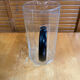 Old pichet arcoroc model octime transparent glass + black handle wine