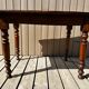 Bistro table in walnut