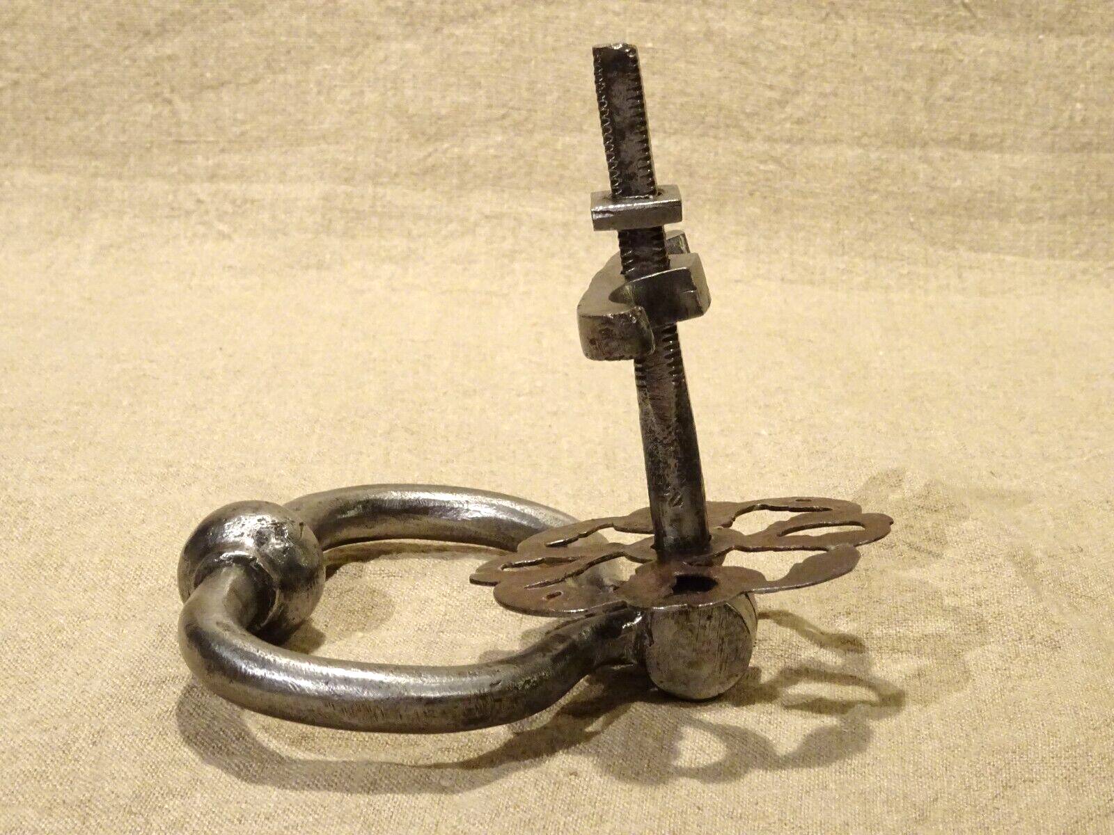 Old 18th 19th century wrought iron door knocker