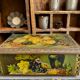 Old lithographed metal box