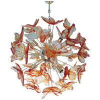 Glass chandelier