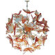 Glass chandelier