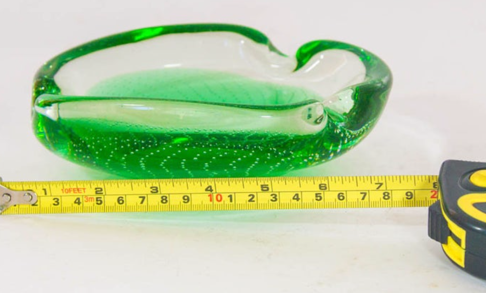 Murano glass art ashtray