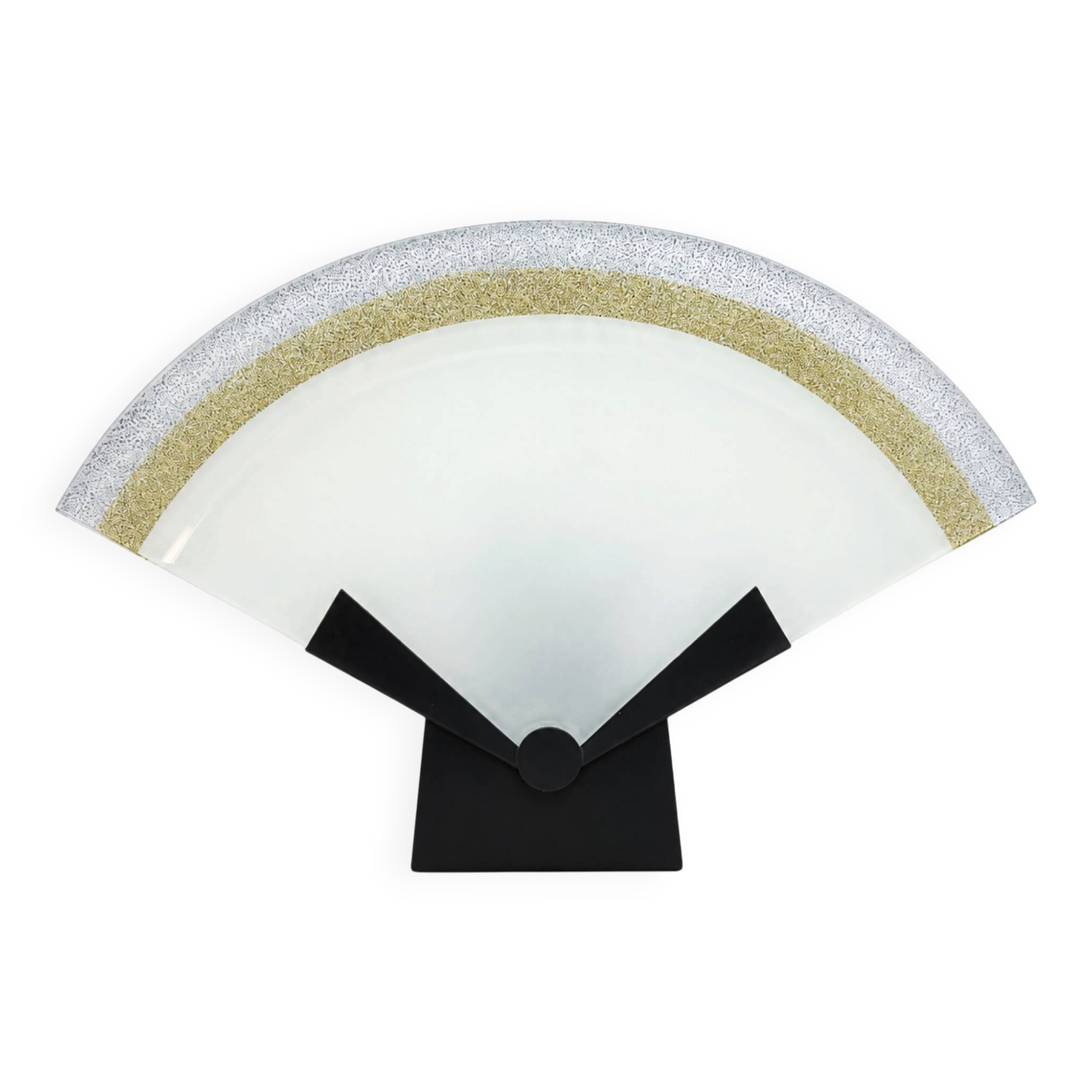 Murano fan lamp 1980 / Memphis Bauhaus