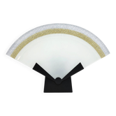 Lampe éventail Murano 1980 / Memphis bauhaus