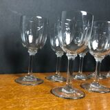 10 wine glasses decorated "stars"