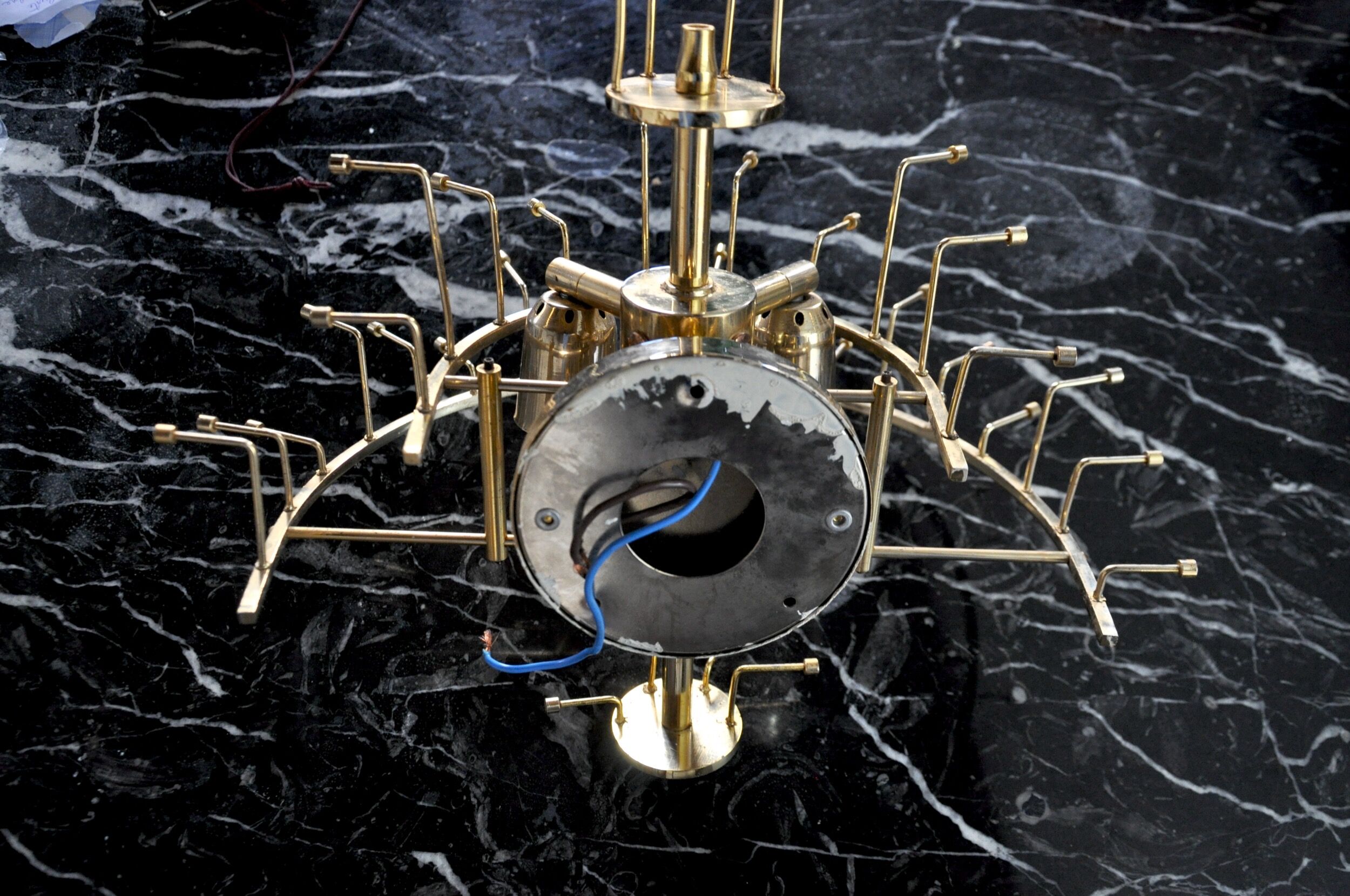 Venini wall light, 3 levels, Murano glass, Italy, 1970.