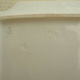 Antique earthenware cake dish gilt art table antique earthenware cake dish