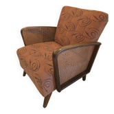 Art Deco armchair with caning