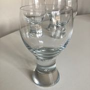 Set of 4 glasses Rondo by Kosta Boda Sweden 1970