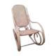 Rocking-chair en bois de cannage