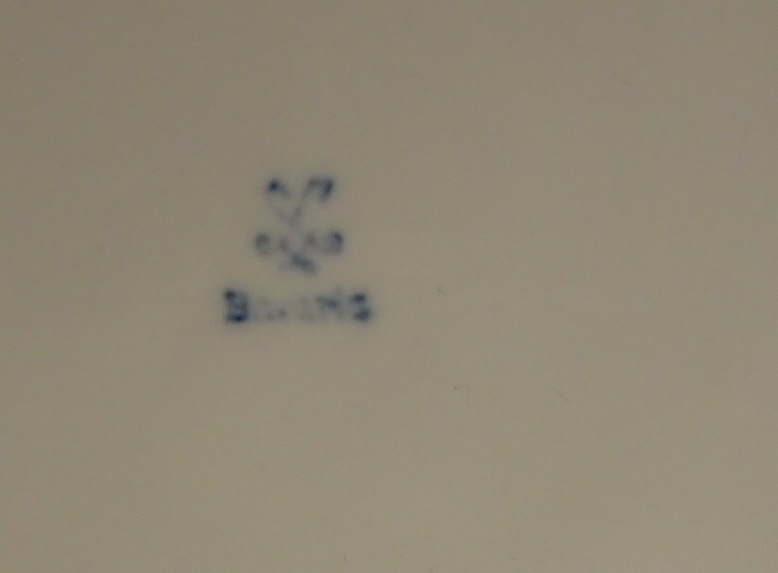 Porcelain dish Bavaria decoration flowers pink cobalt blue