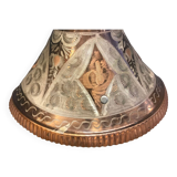 Hand Carved Antique Metal Lamp