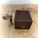 Antique timbale in silver-plated metal with case