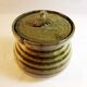 Speckled sandstone pot with lid