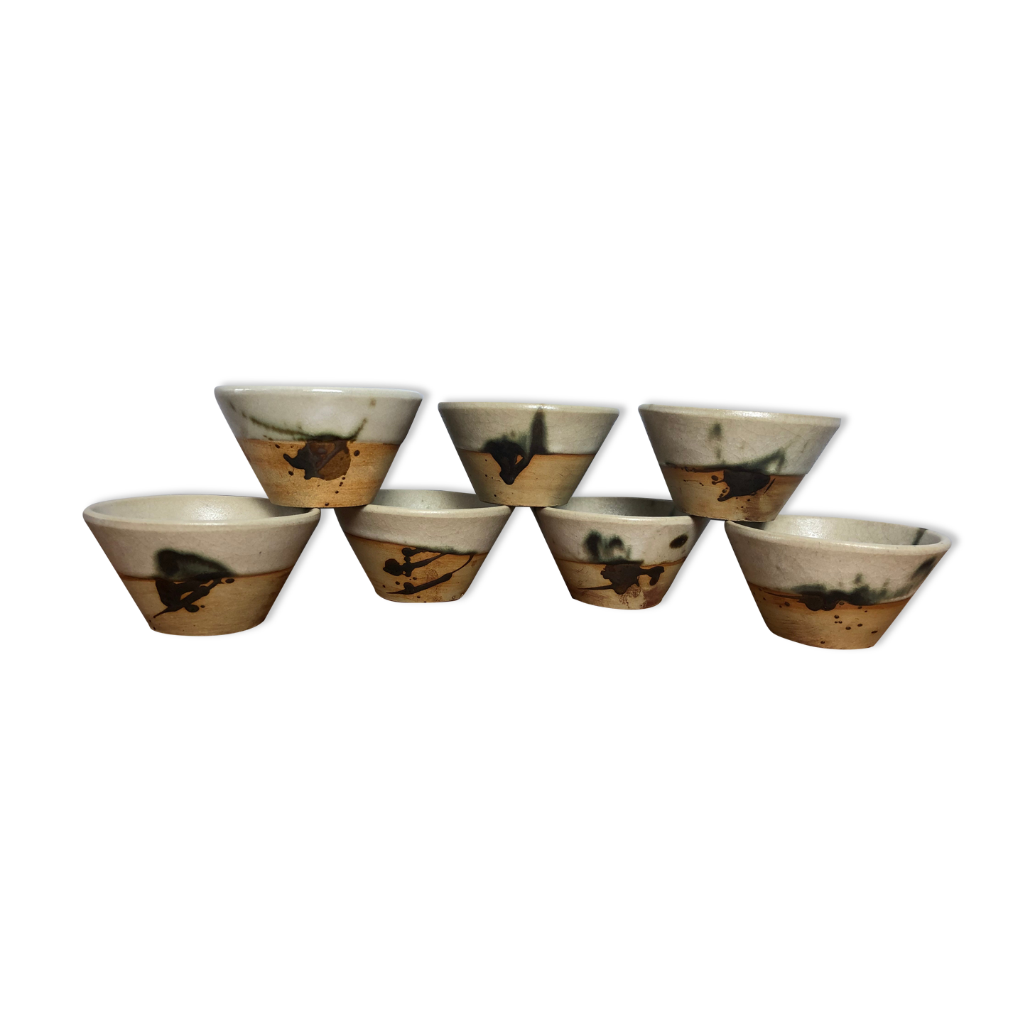 7 ceramic bowls pottery la Colombe