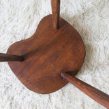 Massive wooden milking stool